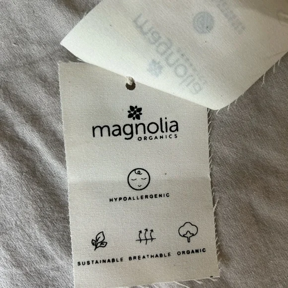 Magnolia Organics Cloud Collection Blanket Quilt -Brush Lines-Terra Cotta -Twin - Picture 9 of 12